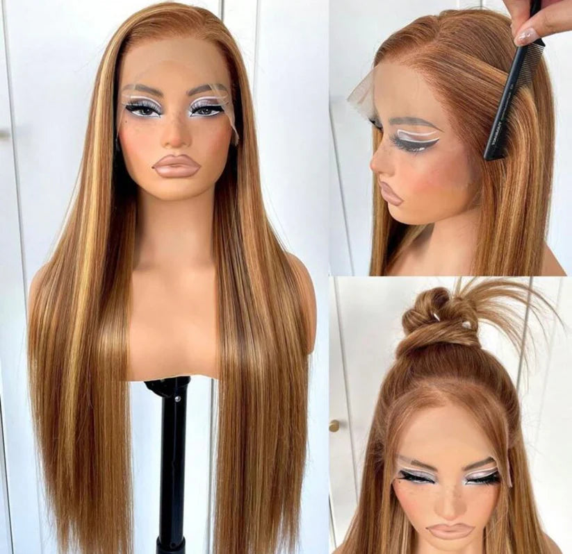 3pcs  luxury business wig color combo