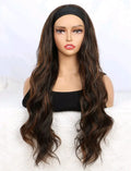 Ombré honey brown headband wig 30 inch