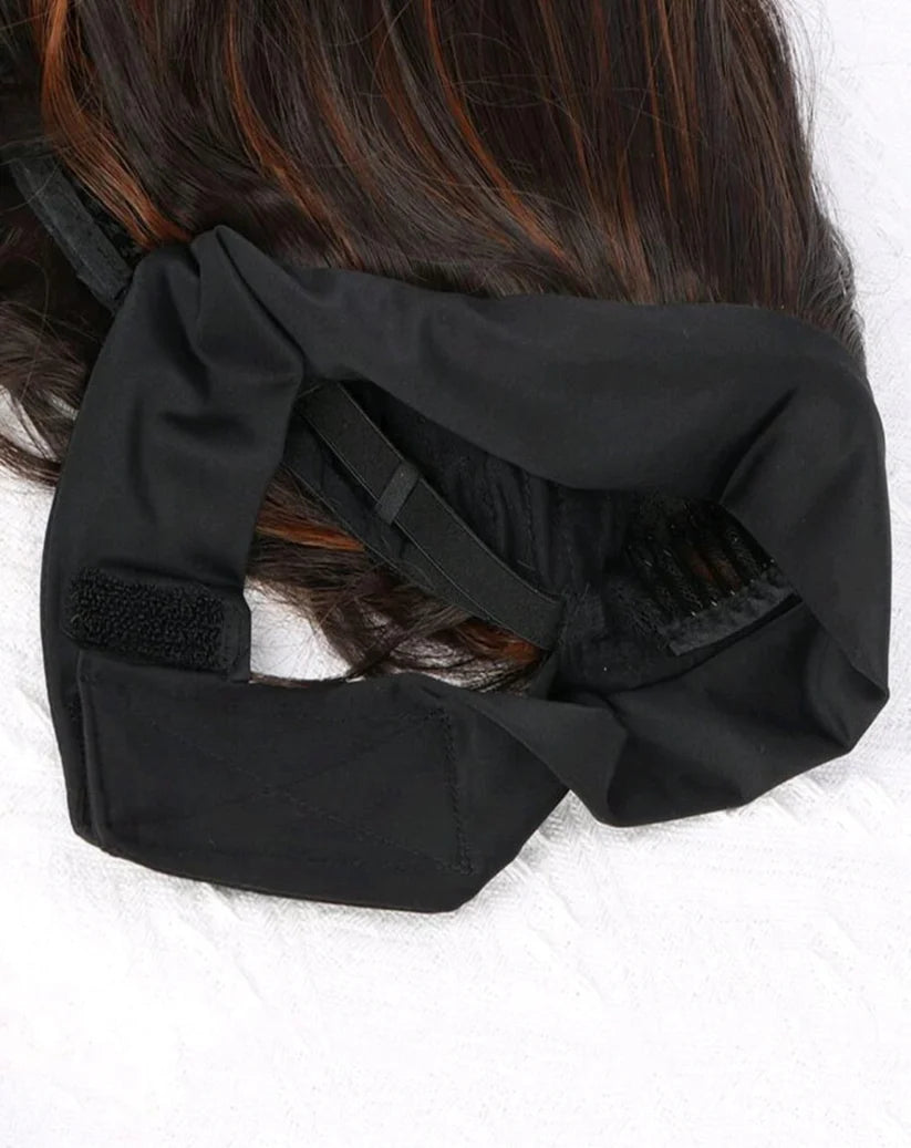 Ombré honey brown headband wig 30 inch