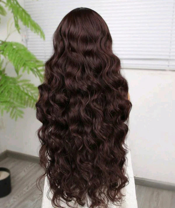 Heat Resistant Front Lace Wig (human blend) 30 inch