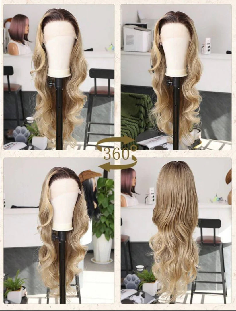 Beyonce Bombshell Wig (human blend) 30 inch