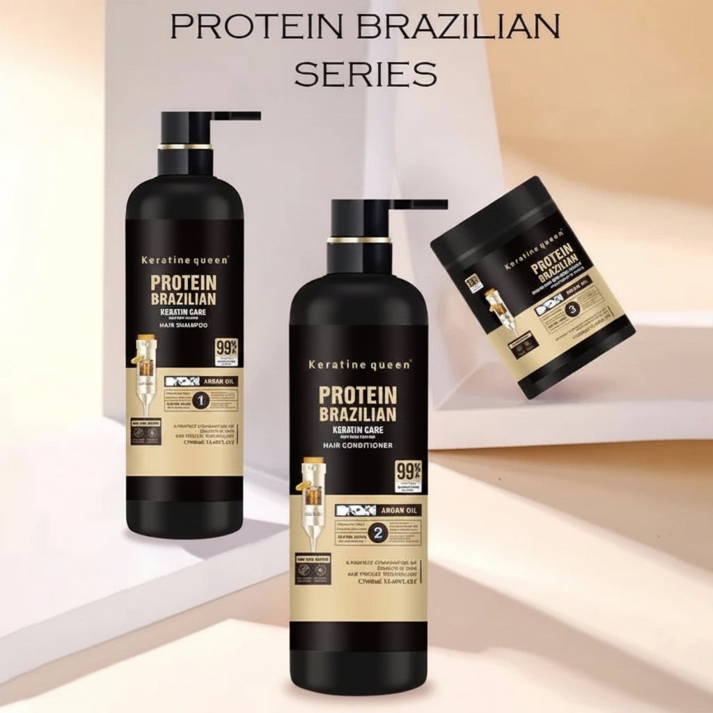 VB Protein Brazilian Keratin Hair Shampoo, Conditioner & Mask Set