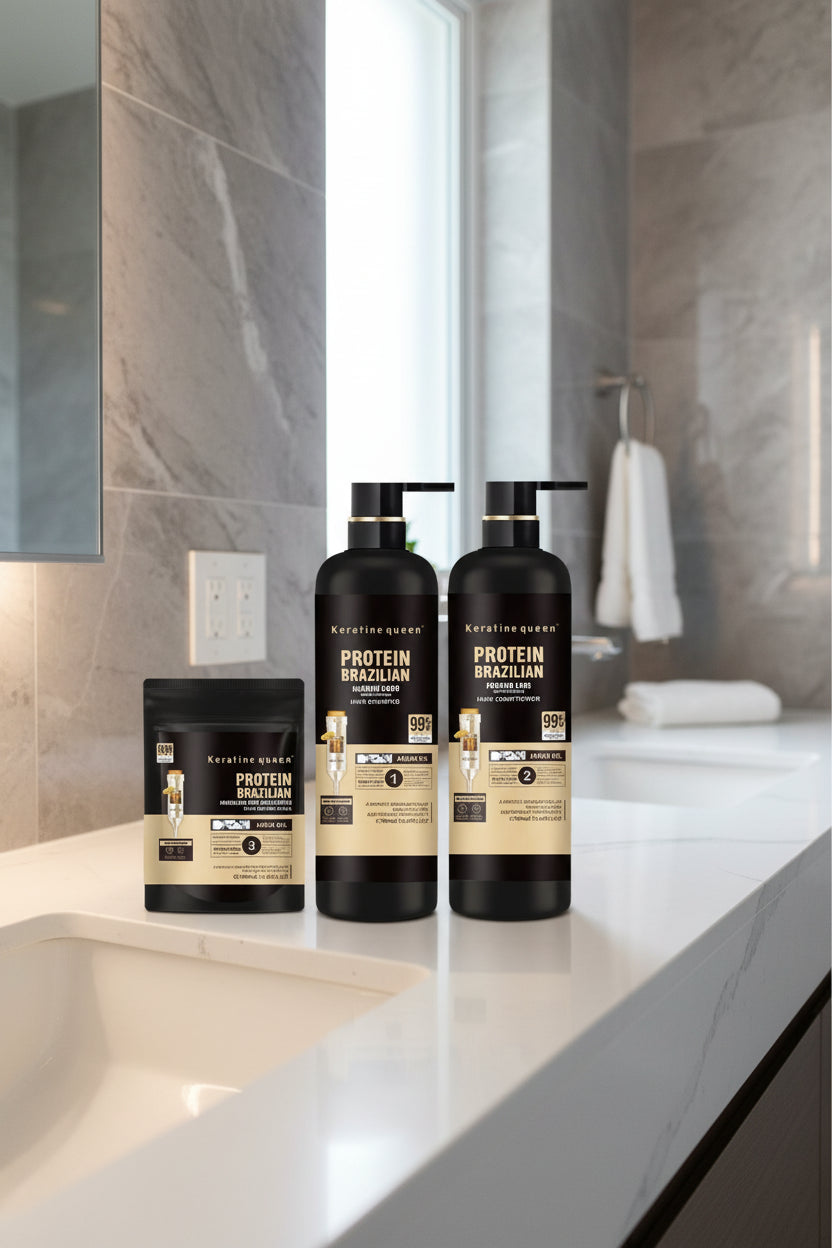 VB Protein Brazilian Keratin Hair Shampoo, Conditioner & Mask Set